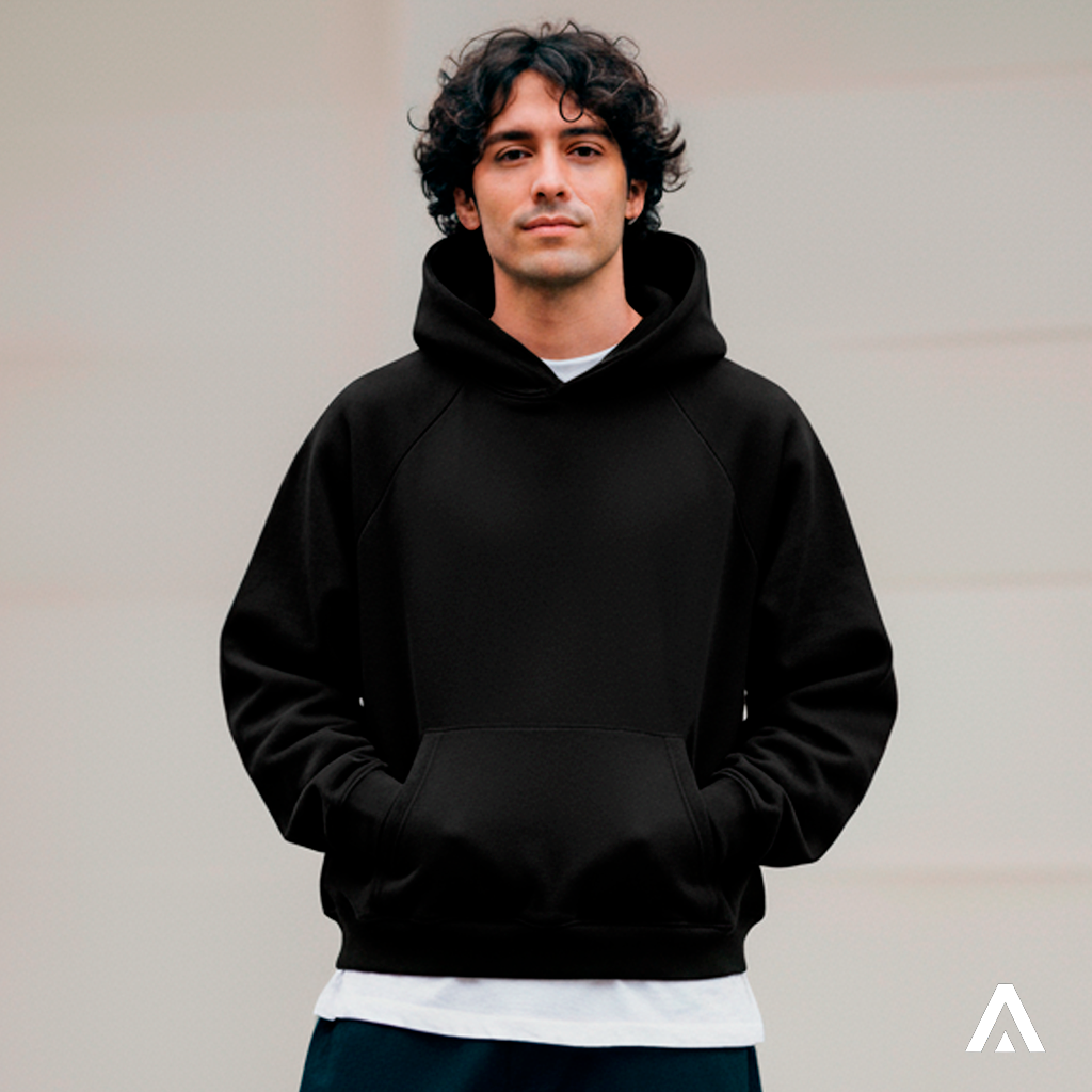 Hoodie Boxy Fit Alto Gramaje 380 grs - Haram