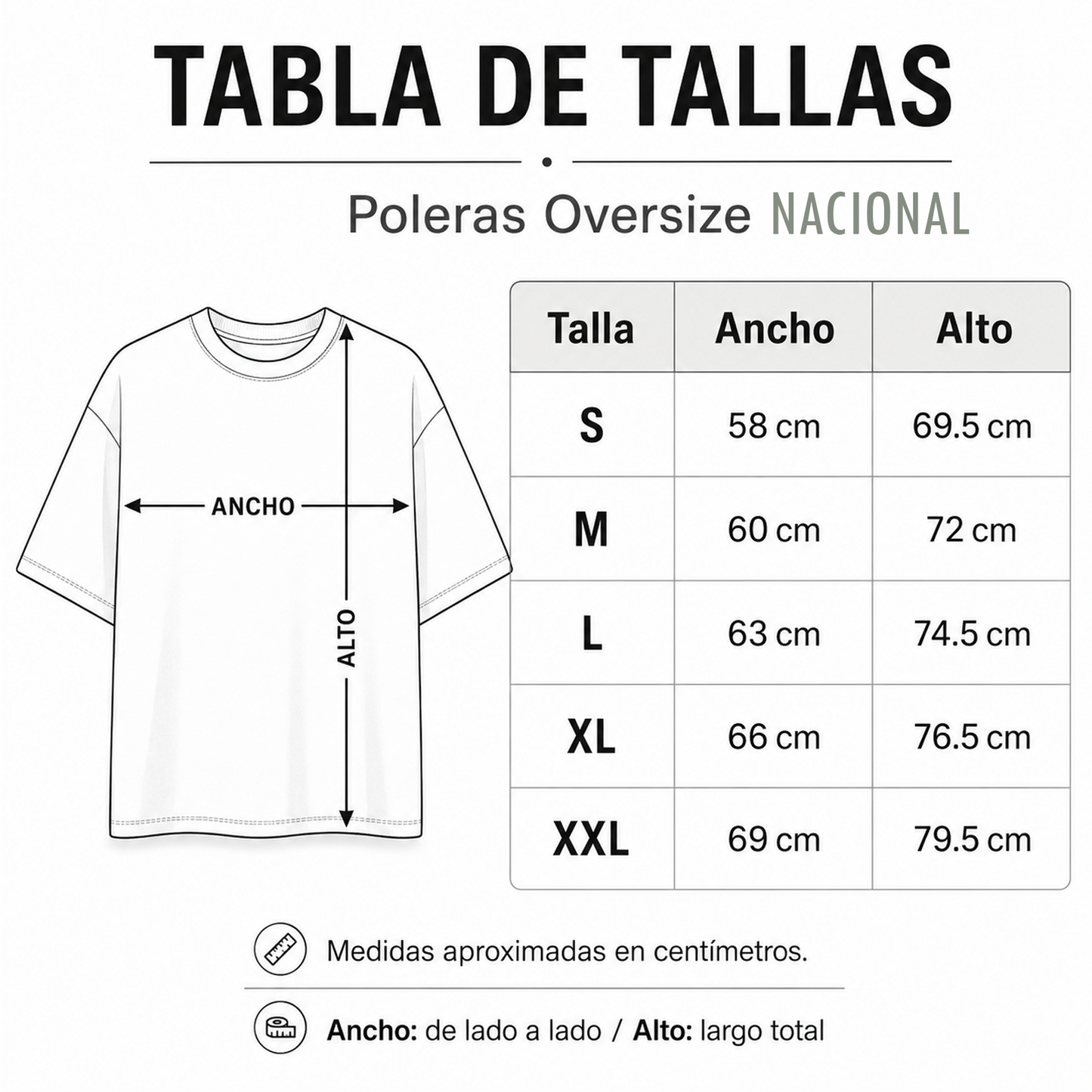 Polera oversize en Jersey de 220 grs - Dragon Ball Goku