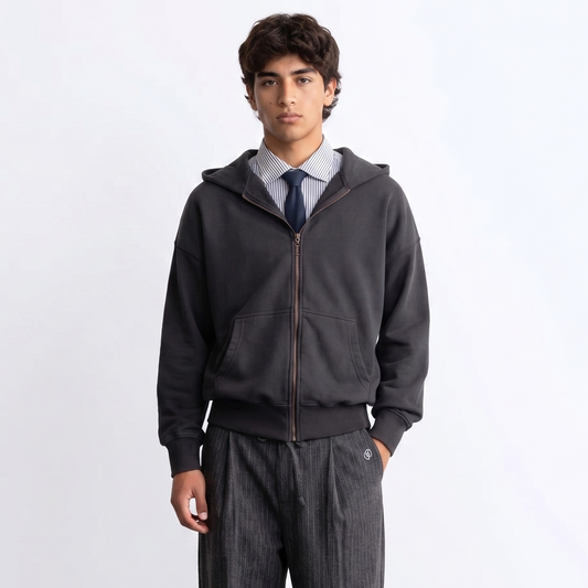 Pack Premium 10 Hoodies Boxy Fit Slim 330 grs para tu marca