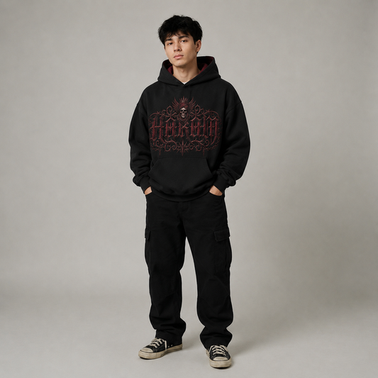 Sacred Hoodie Boxy Fit 330 grs - Haram
