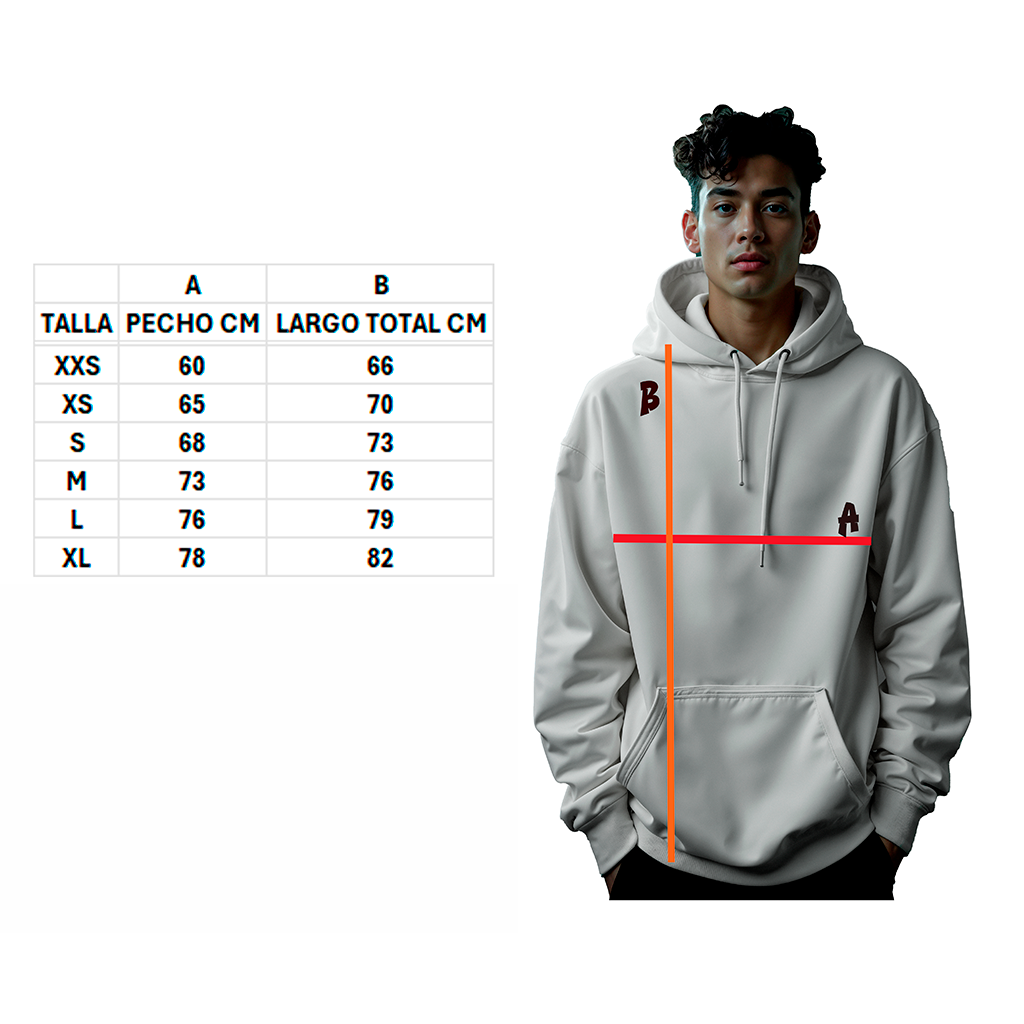 Polerón Hoodie Oversize Urban 330 grs - Haram