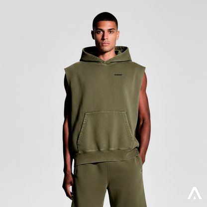 Hoodie Regular Fit Sport sin Mangas SIN CARDA- Haram