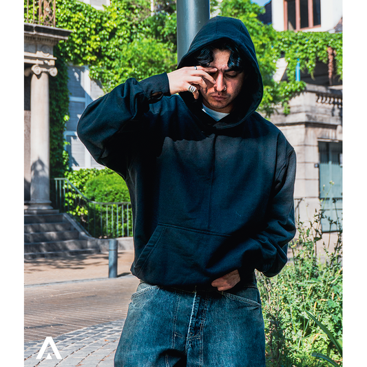 10 unidades x Hoodie Oversize Urban Acid Wash Extra Alto Gramaje 425 Grs - Haram