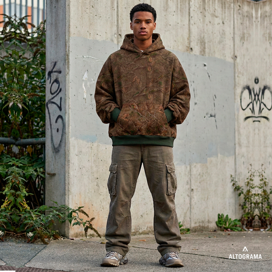 20 unidades x Hoodie Realtree Camo Verdoso 330 Grs - Haram