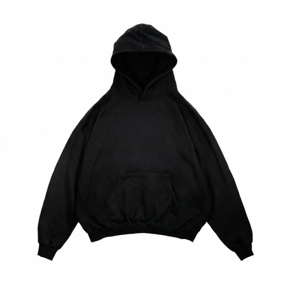 Pack Premium 10 Hoodies Boxy Fit Manga Caída Heavy Duty 425 grs para tu marca