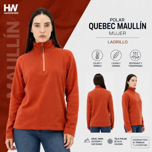 Polar Quebec Maullin Ladrillo Mujer