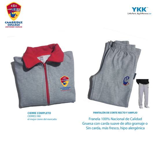Pack Buzo Completo - Cambridge College Antonio Varas - Haram
