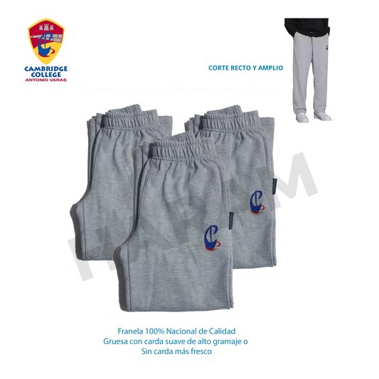 Pack 3 Pantalones de Buzo - Cambridge College Antonio Varas - Haram