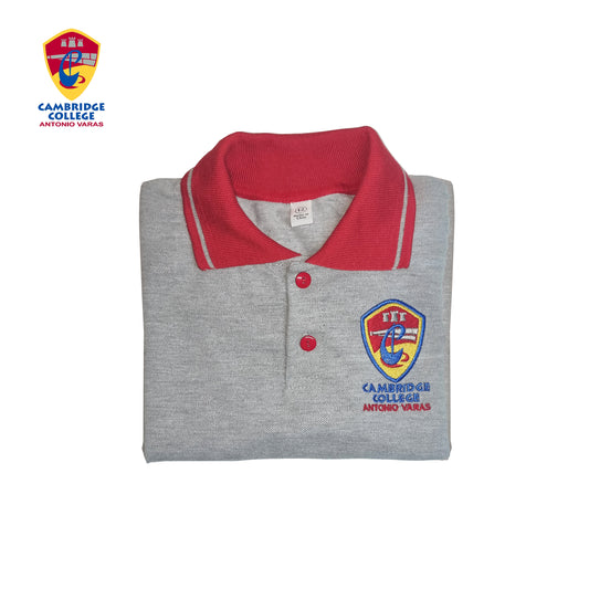 Polera Piqué Protección UV Manga Corta - Cambridge College Antonio Varas - Haram