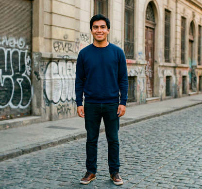 10 unidades x Polerón Cuello Redondo Regular Fit 330 Grs - Haram