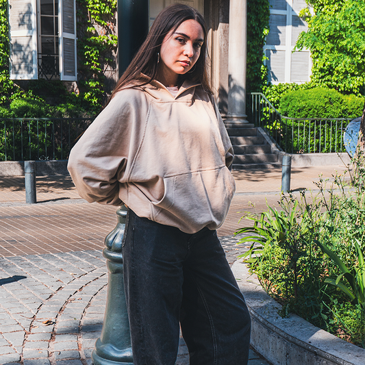 Pack 10 Hoodies Boxy Fit Manga Raglan 330 grs para tu marca