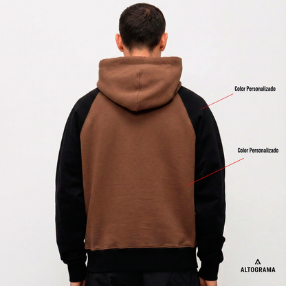 20 unidades x Hoodie Boxy Fit Custom Color 330 Grs - Haram