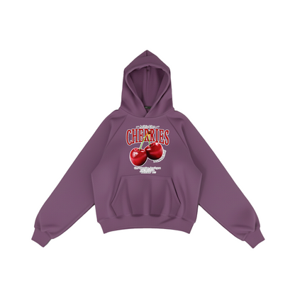 Hoodie Boxy Fit Estampado Cherry 330 Grs - Haram