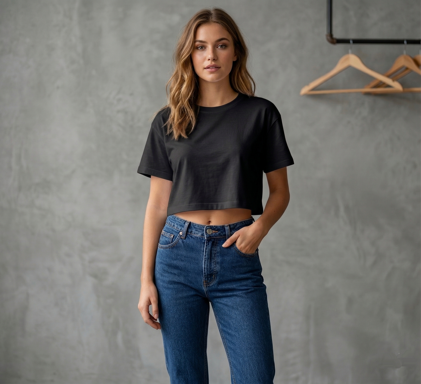 30 unidades x Polera Crop Top Ombliguera 220 grs- Haram