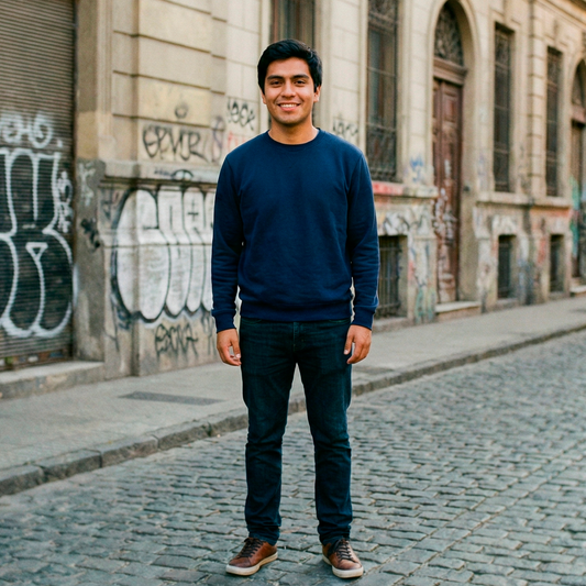 Pack 10 Polerones Cuello Redondo Regular Fit 330 Grs para tu marca