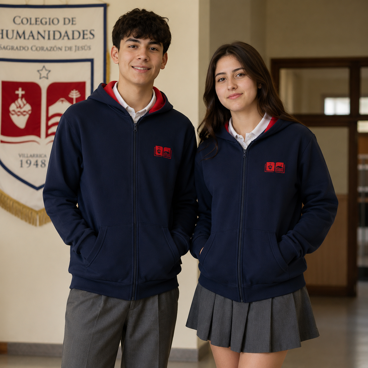 Pack 2 Polerones de Buzo - Colegio De Humanidades Villarrica - Haram