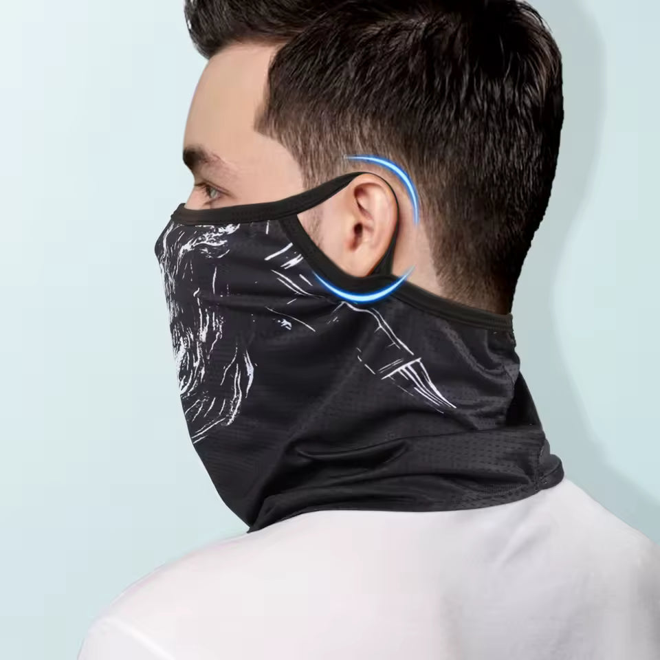 Mascarilla facial deportiva