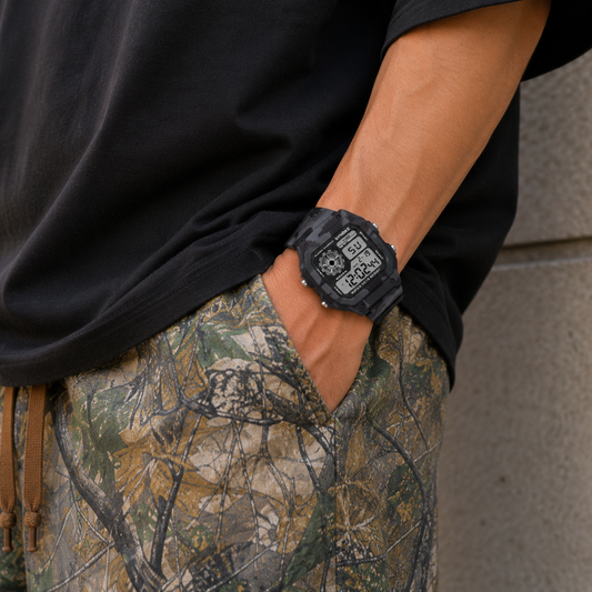 Reloj Digital Deportivo Camuflaje Militar Synoke 50M
