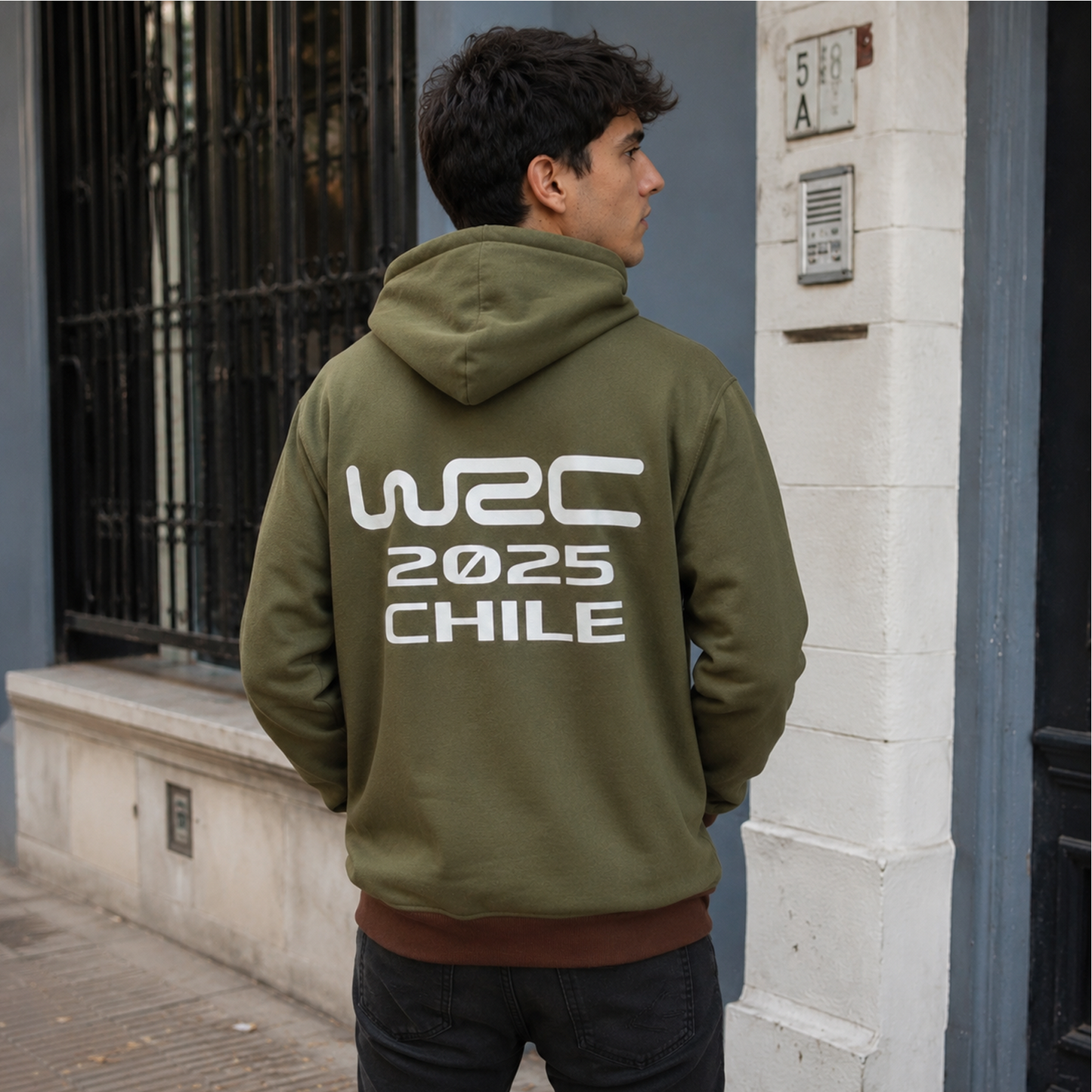 Liquidación - Hoodie Regular Fit WRC 2025 Musgo - Haram