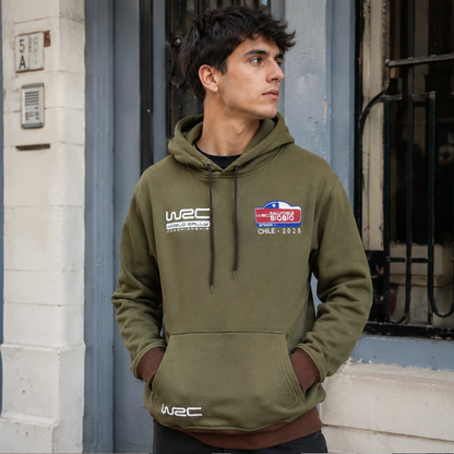 Liquidación - Hoodie Regular Fit WRC 2025 Musgo - Haram