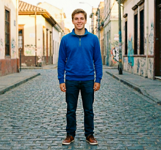 10 unidades x Polerón Medio Cierre Regular Fit 330 Grs - Haram