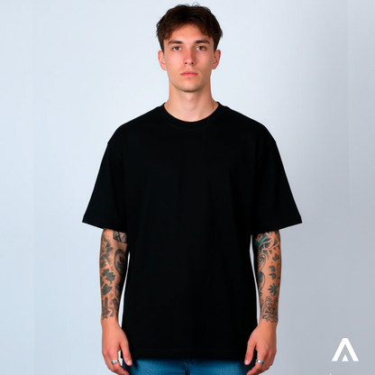 Polera Oversize en Algodón Pima Gamuzado Premium - Haram