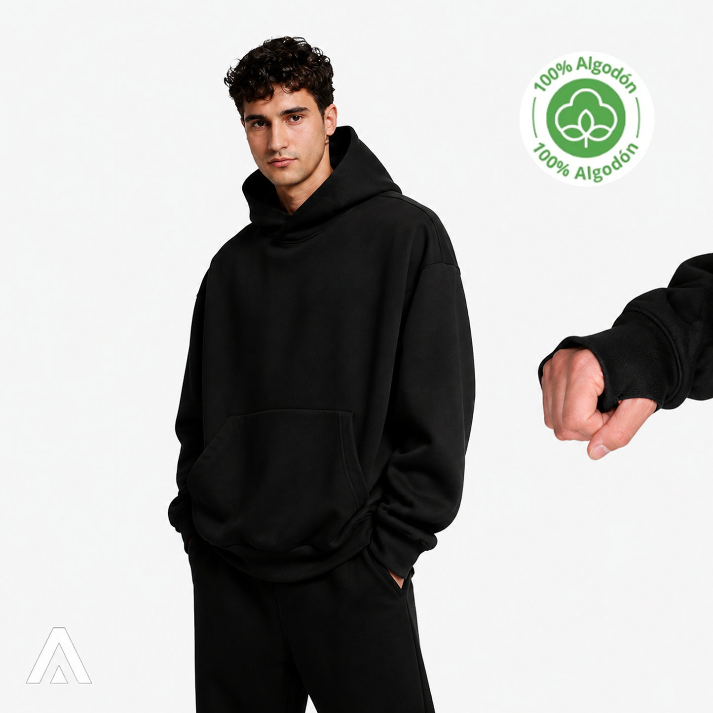 Pack Premium 10 Hoodies Oversize FRENCH TERRY 100% ALGODÓN para tu marca