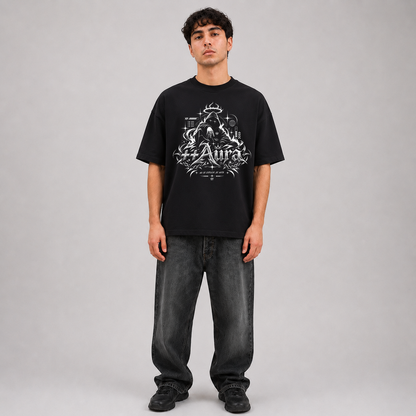 Polera Boxy Fit Alto Gramaje Aura Inicia - Haram