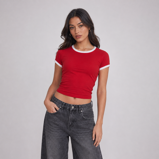Pack Premium 30 Poleras Baby Tee 220 grs para tu marca