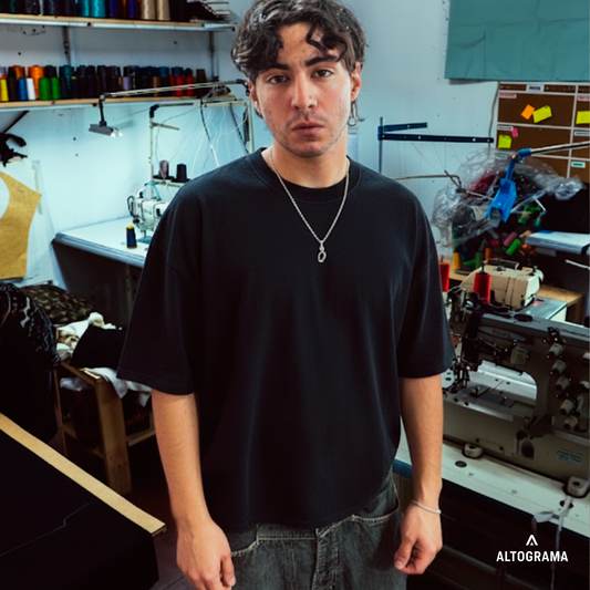 30 unidades x Polera Boxy Over Fit 200 grs - Haram