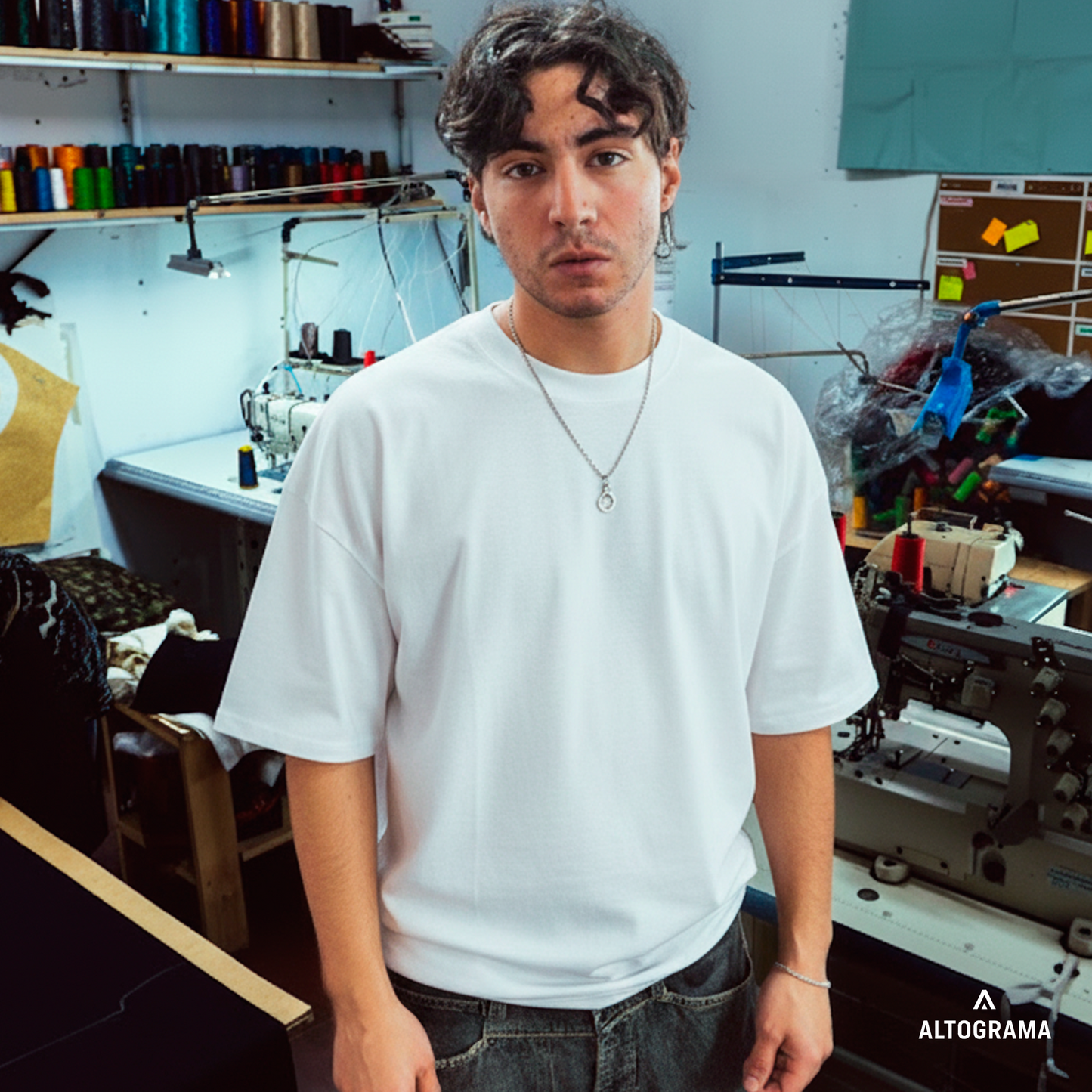 30 unidades x Polera Boxy Over Fit 200 grs - Haram