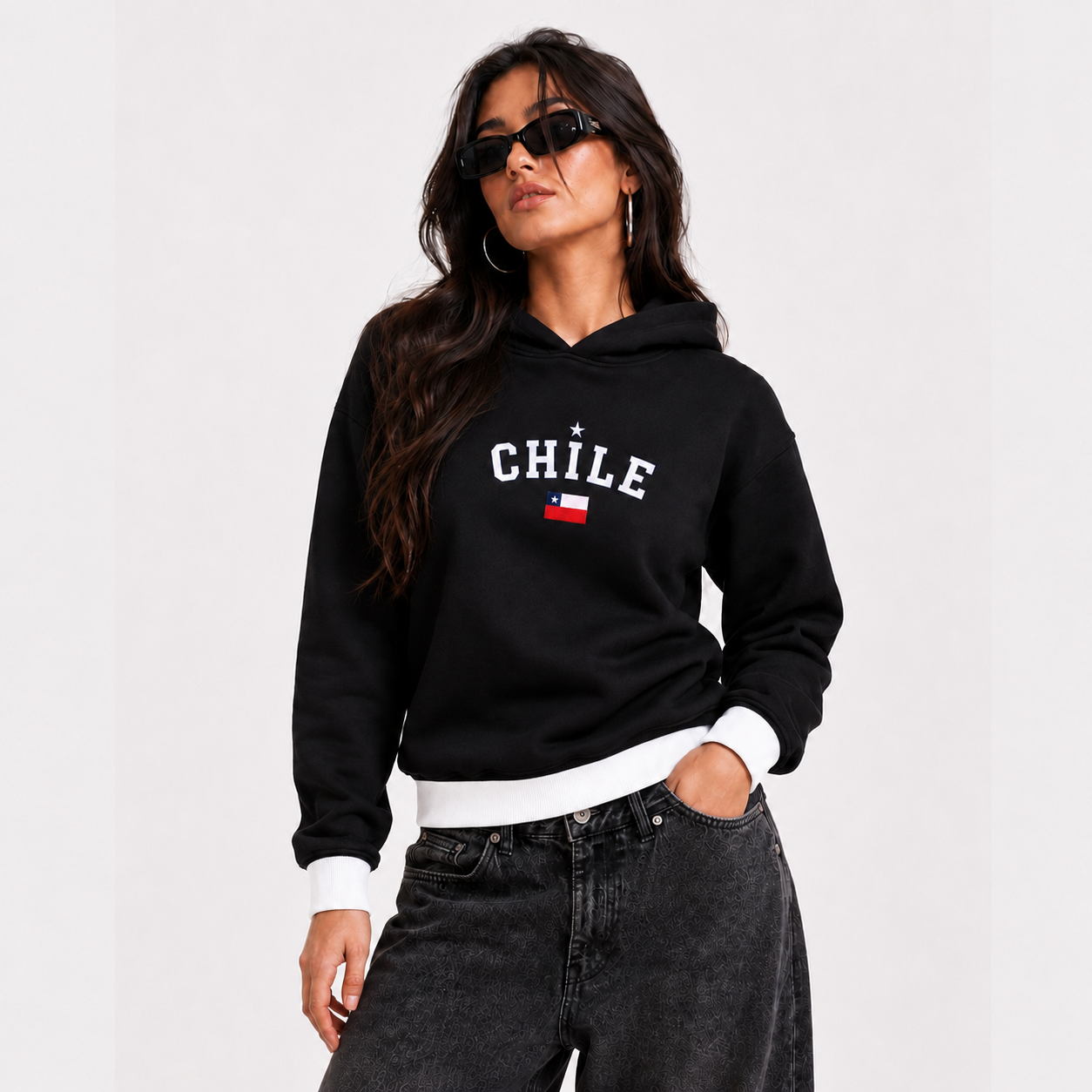 Hoodie Regular Fit Unisex Chile 220 grs