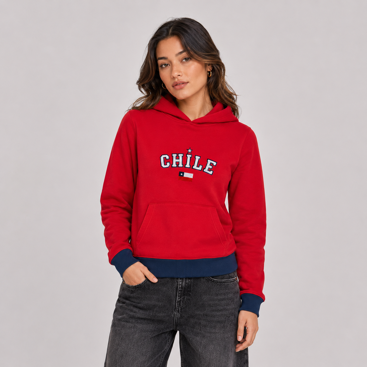 Hoodie Regular Fit Unisex Chile 220 grs