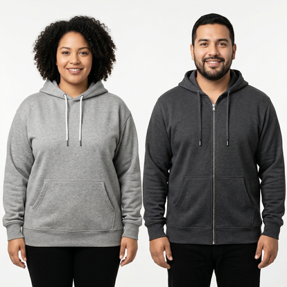 Hoodie Premium Plus Size – Sin Cierre / Con Cierre - Haram
