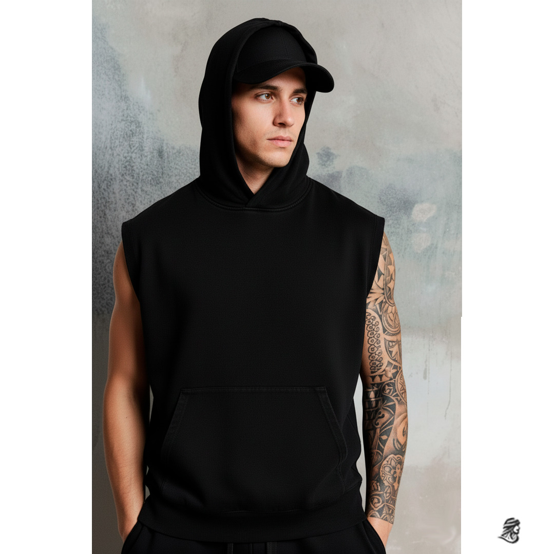 20 x Hoodie Regular Fit Sport sin Mangas - Haram