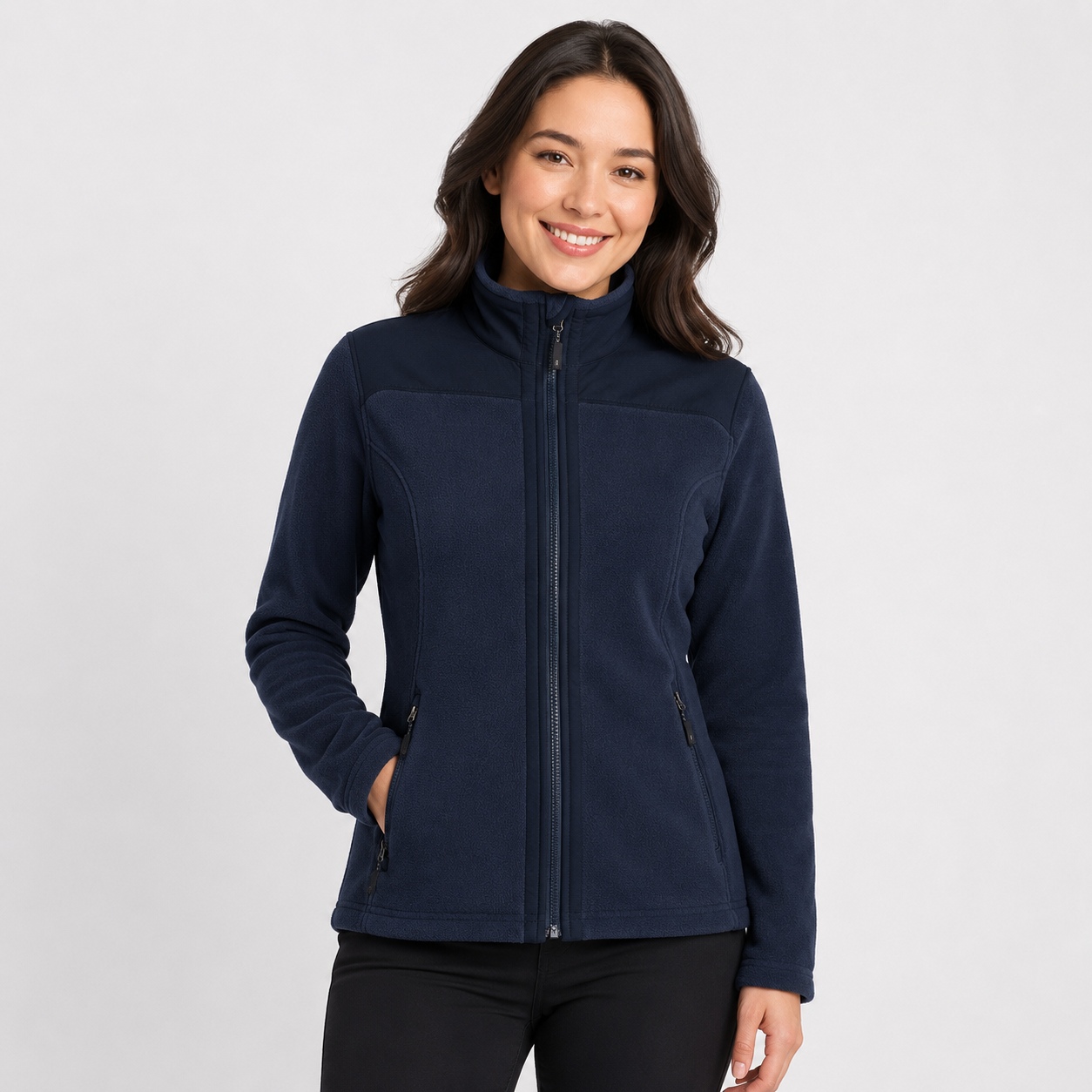 MICROPOLAR TELA PLANA MUJER M/L